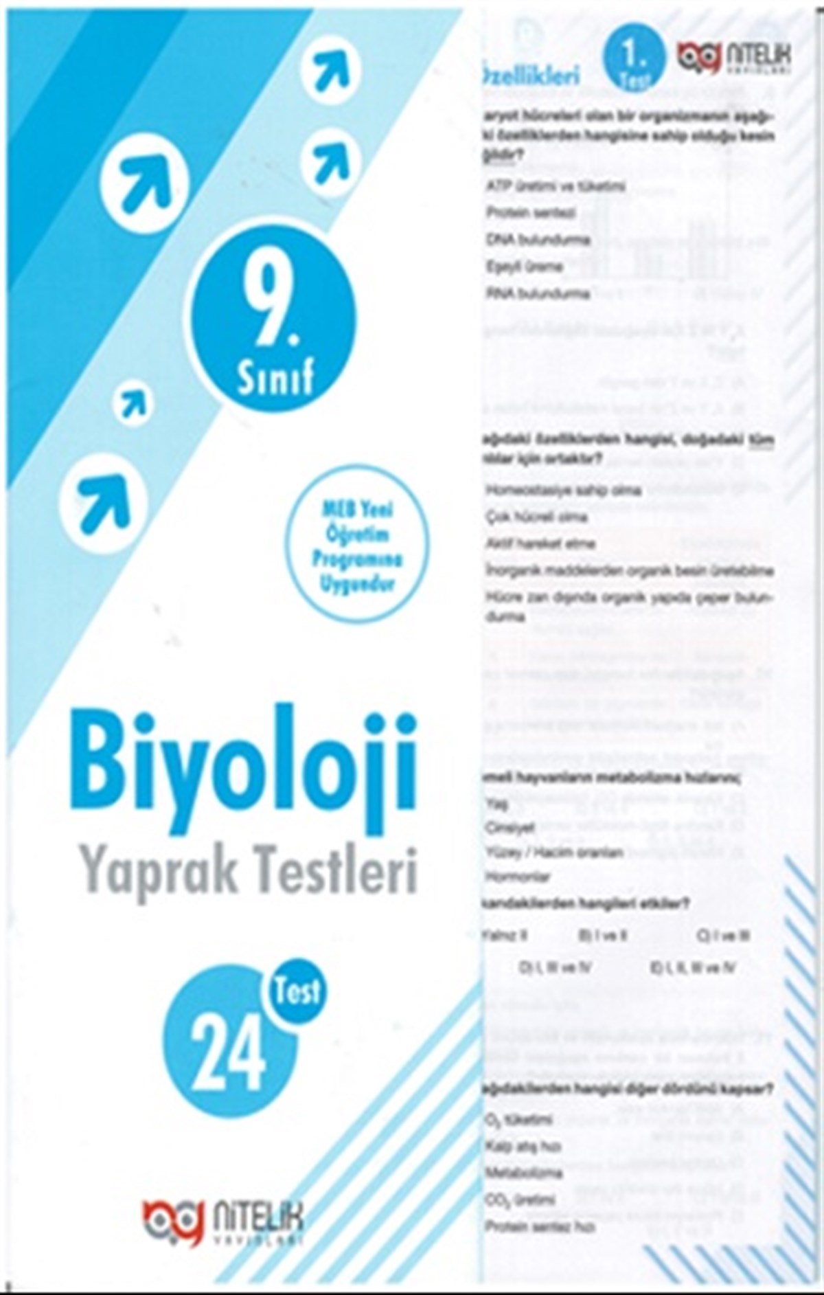 9. Sınıf Biyoloji Yaprak Testleri