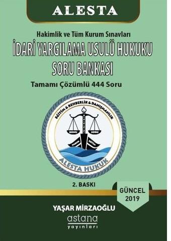 Alesta İdari Yargılama Usulü Hukuku Soru Bankası 2019