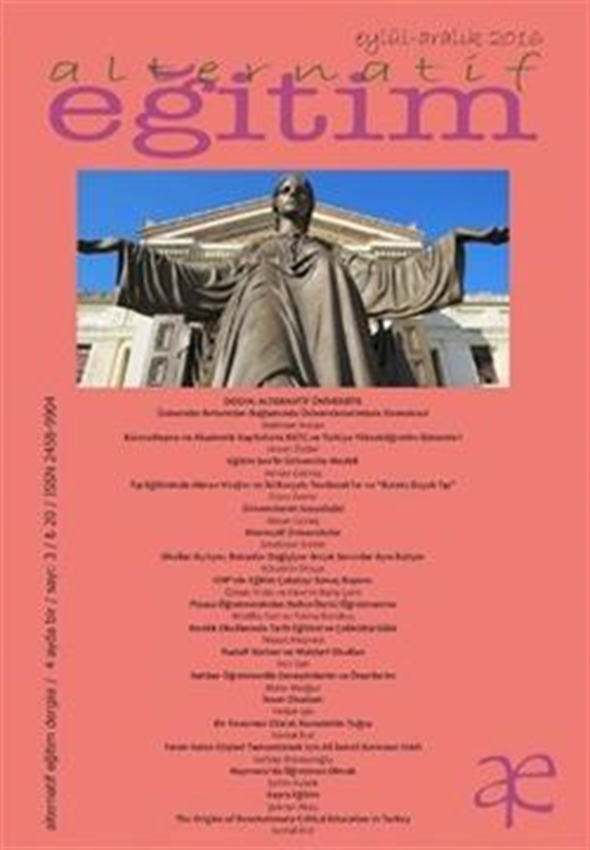 Alternatif Eğitim Dergisi Sayı 4 Bahar 2017