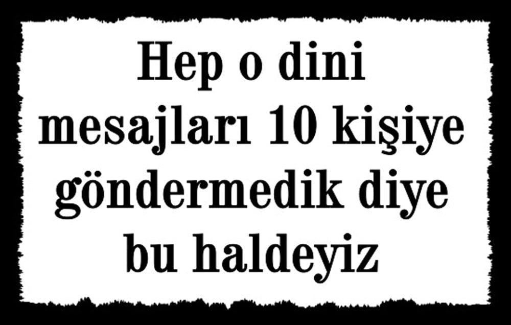 BU HALDEYİZ - POSTER