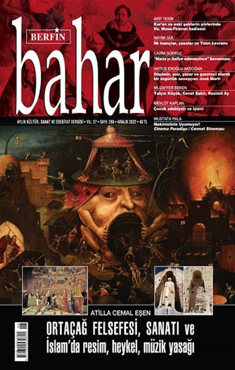 Berfin Bahar  Aylık Kültür Sanat ve Edebiyat Dergisi Aralık 2022 – 298. Sayı