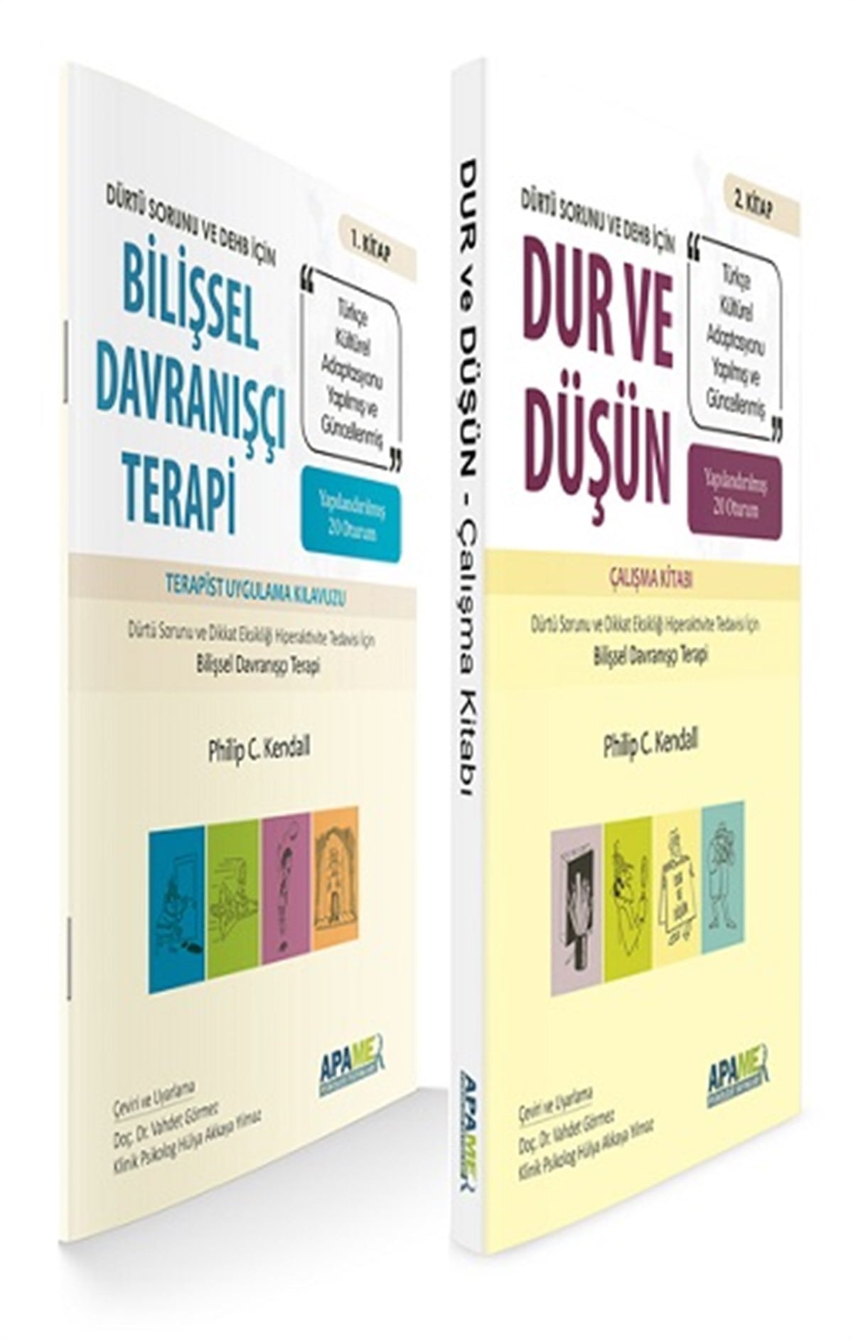 Bilişsel Davranışçı Terapi - Dur ve Düşün (2 Kitap)