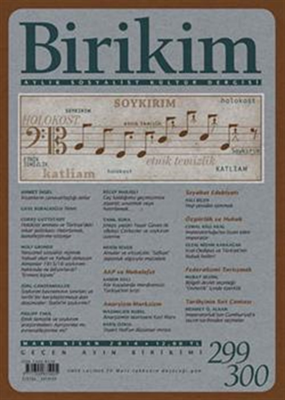 Birikim Sayı 299-300 (Mart-Nisan 2014)