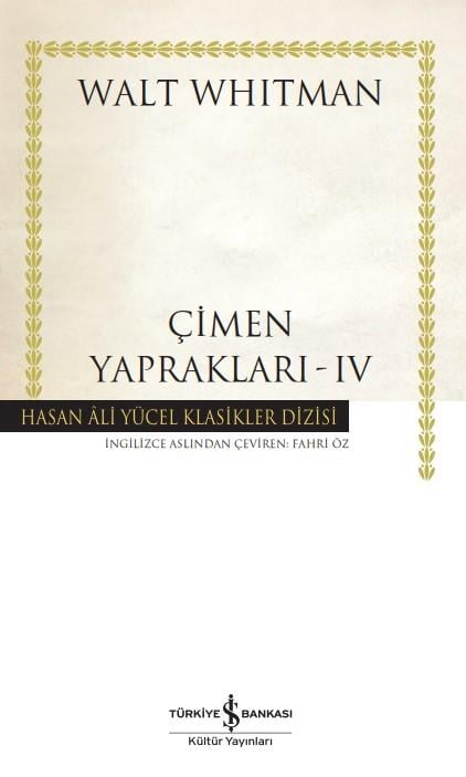 Çimen Yapraklari – IV (Ciltli)