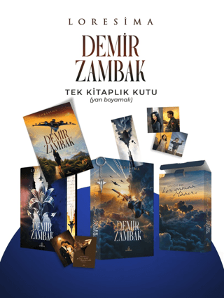 Demir Zambak 1 - Tek Kitaplık Kutu Yan Boyamalı