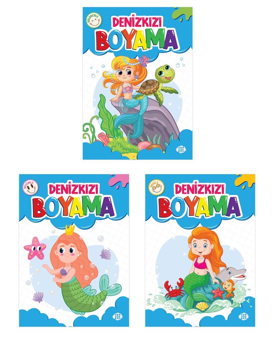 Denizkızı Boyama Seti (3 Kitap Takım)