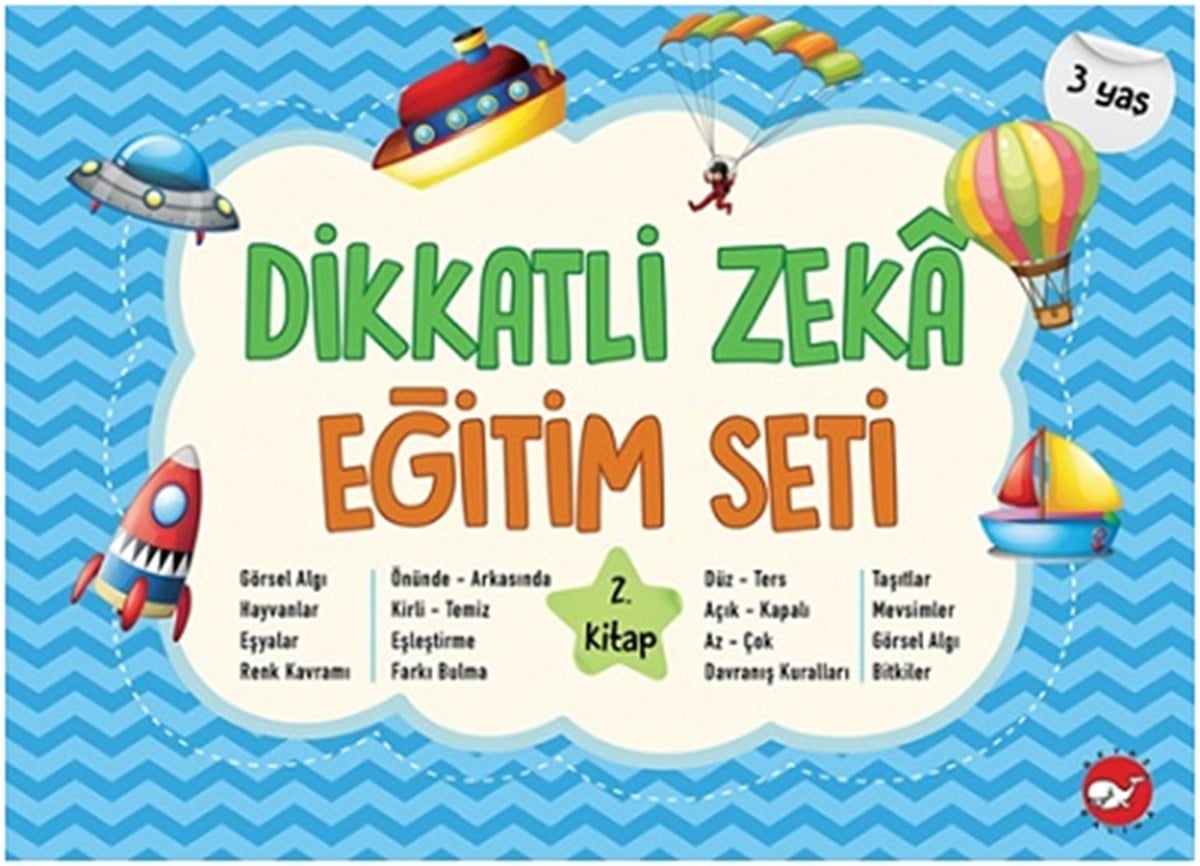 Dikkatli Zeka Eğitim Seti  2. Kitap- 3 Yaş