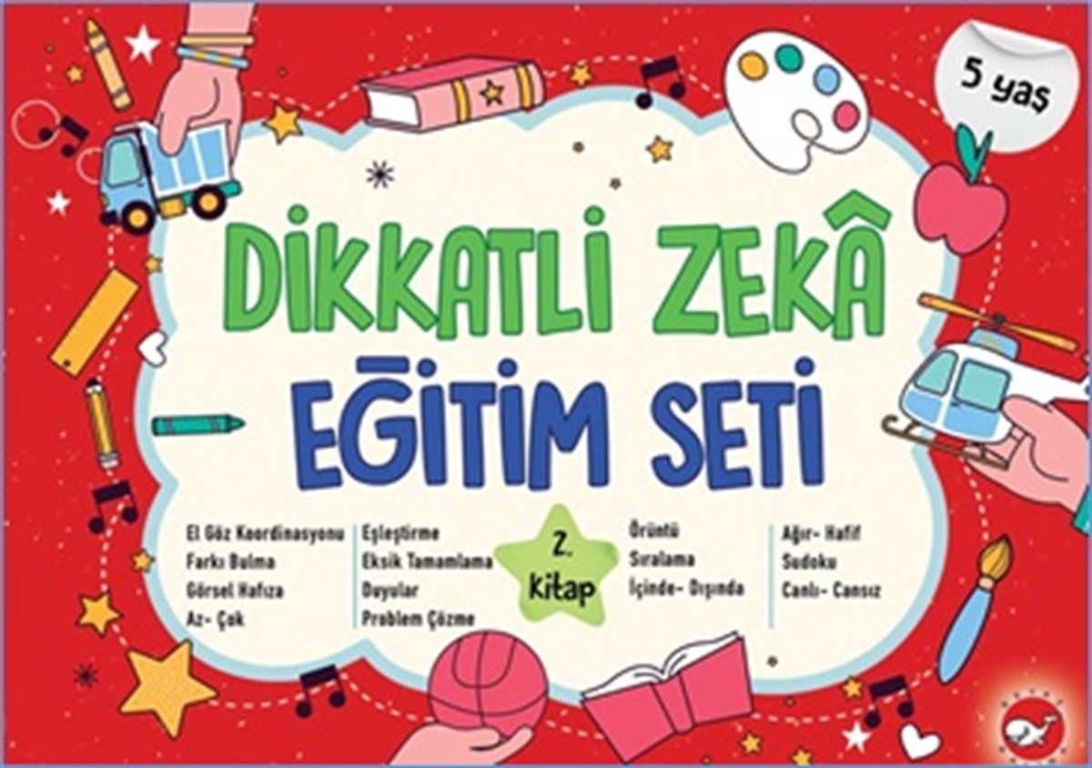 Dikkatli Zeka Eğitim Seti 2. Kitap (5 Yaş)