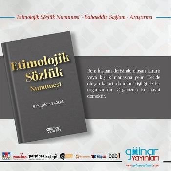 Etimolojik Sözlük Numunesi