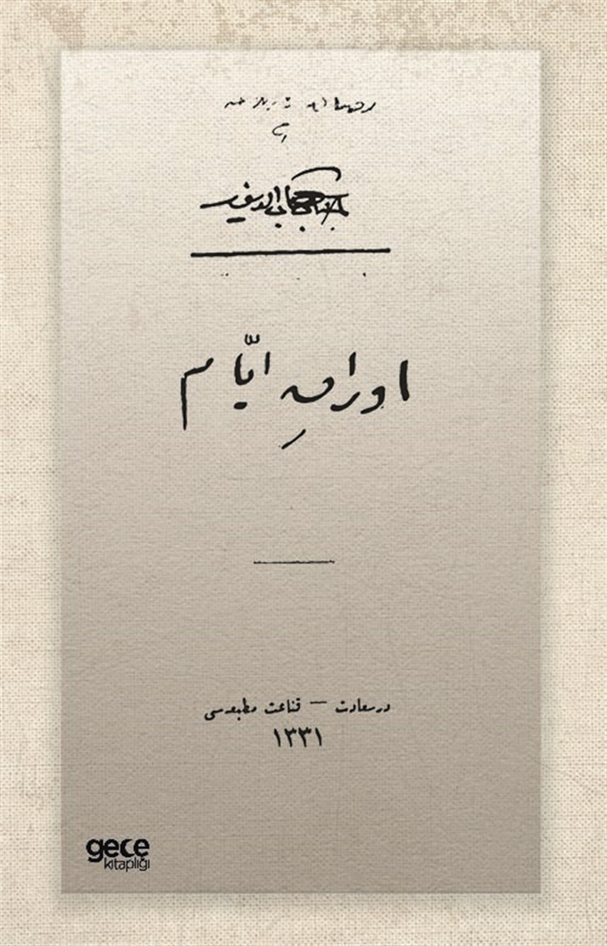 Evrak-ı Eyyam (Osmanlıca)