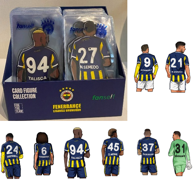 Fenerbahçe Ayraç Standı ( 96 Adet Futbolcu Ayraçı )