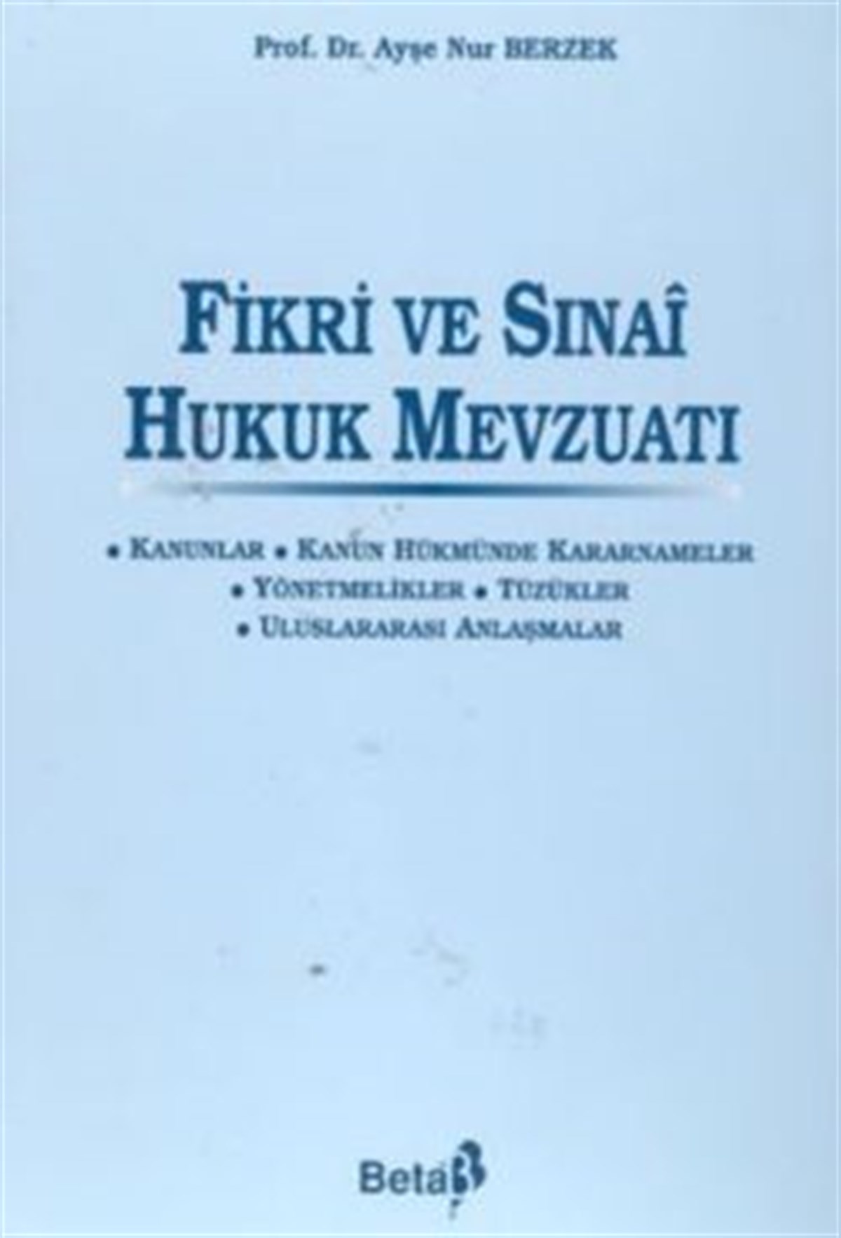 Fikri ve Sınai Hukuk Mevzuatı