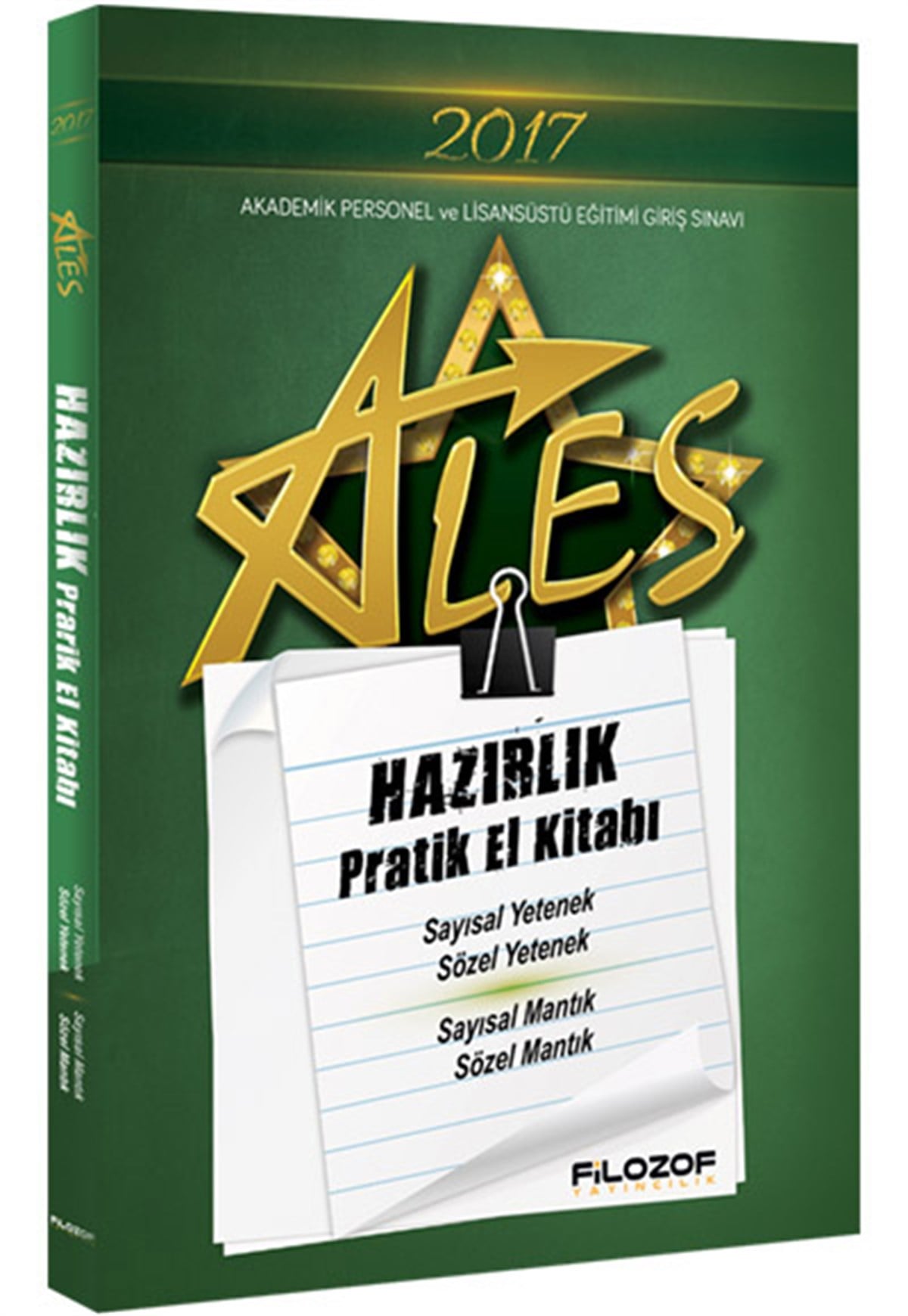 Filozof Yayıncılık 2017 ALES Hazırlık Pratik El Kitabı