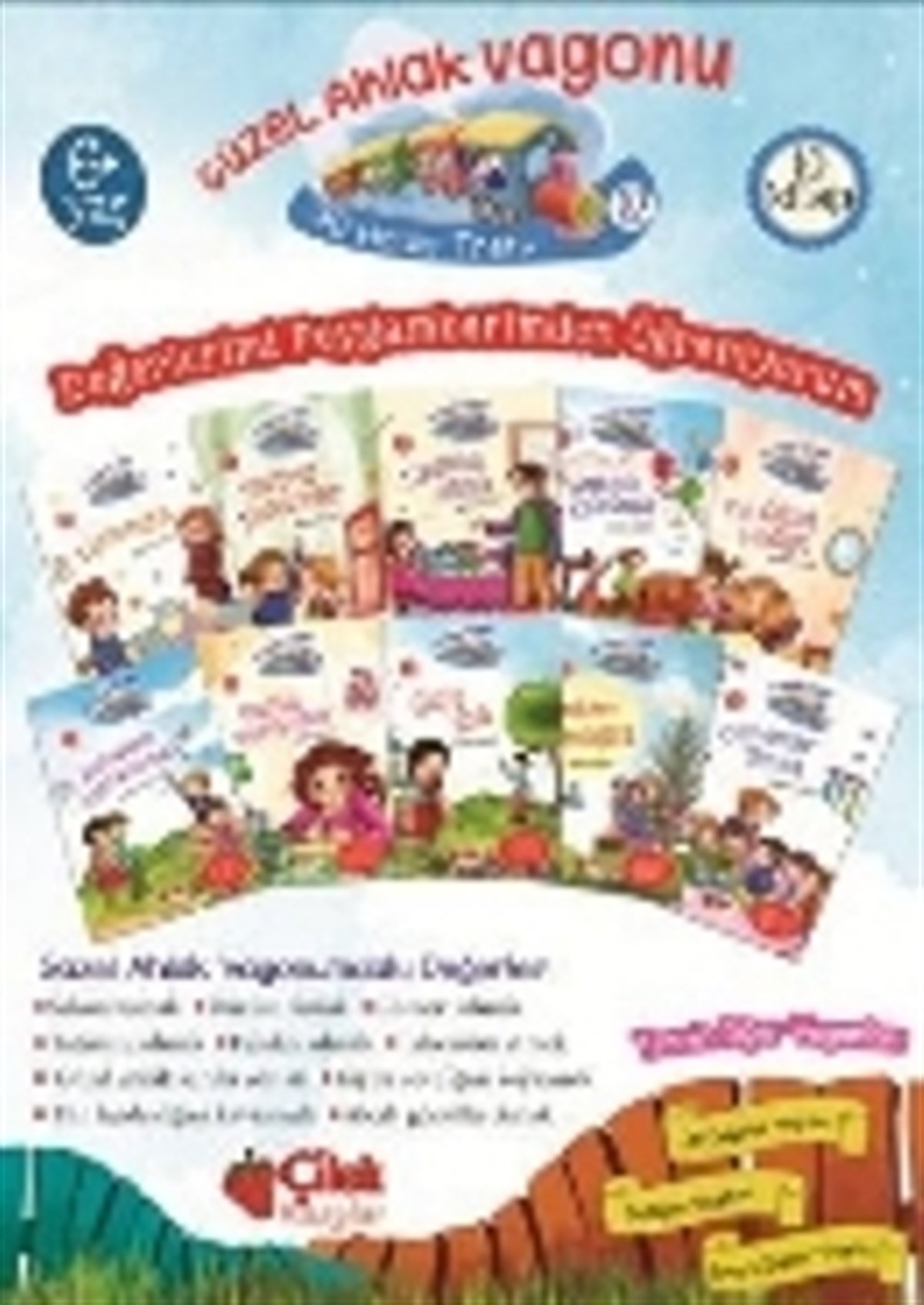 Güzel Ahlak Vagonu - 40 Hadis Treni 1 (10 Kitap Set)