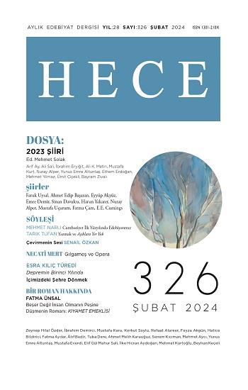 Hece Dergisi Sayı: 326 - Aylık Edebiyat Dergisi