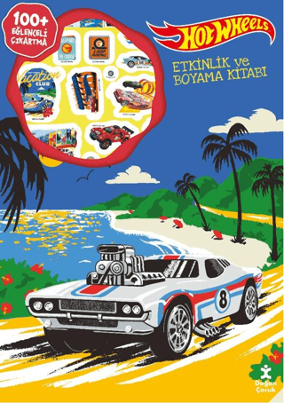 Hot Wheels Çok Çıkartmalı Boyama Kitabı