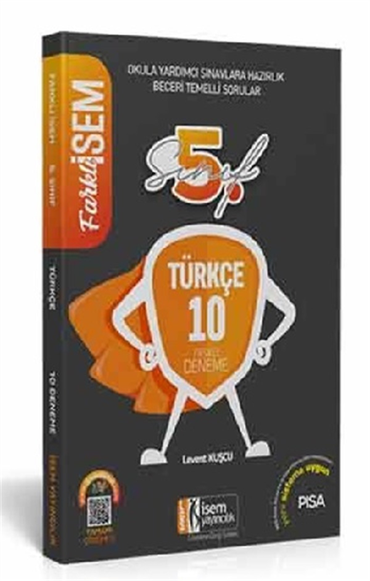 İsem Yayıncılık 2020 Farklı İsem 5. Sınıf Türkçe Tamamı Çözümlü 10 Fasikül Deneme