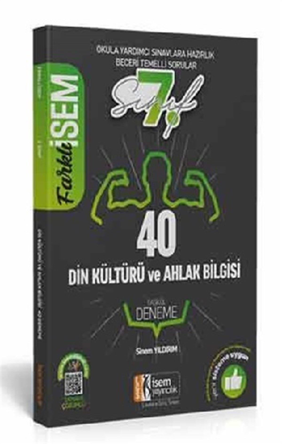 İsem Yayıncılık 2020 Farklı İsem 7. Sınıf Din Kültürü ve Ahlak Bilgisi Tamamı Çözümlü 40 Fasikül Deneme