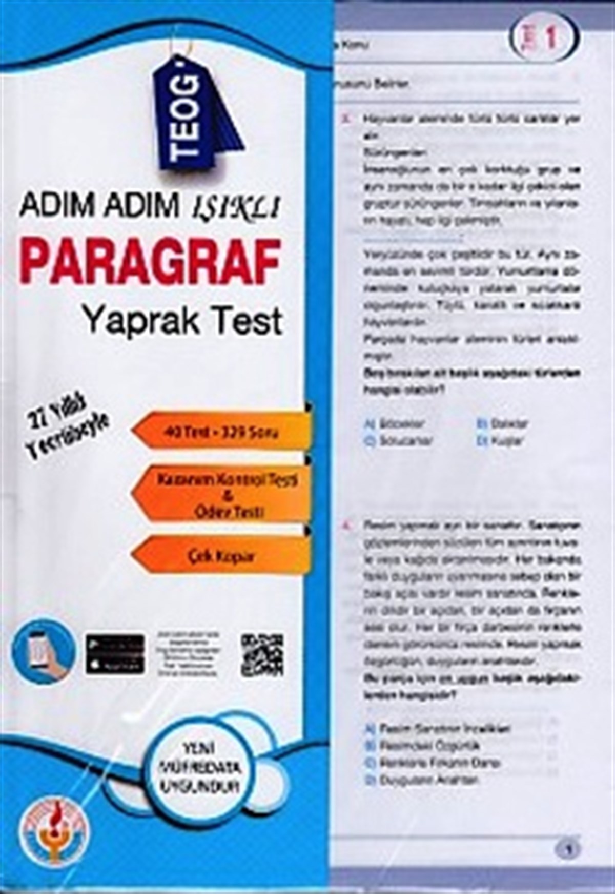 Işıklı Adım Adım TEOG Paragraf Yaprak Test