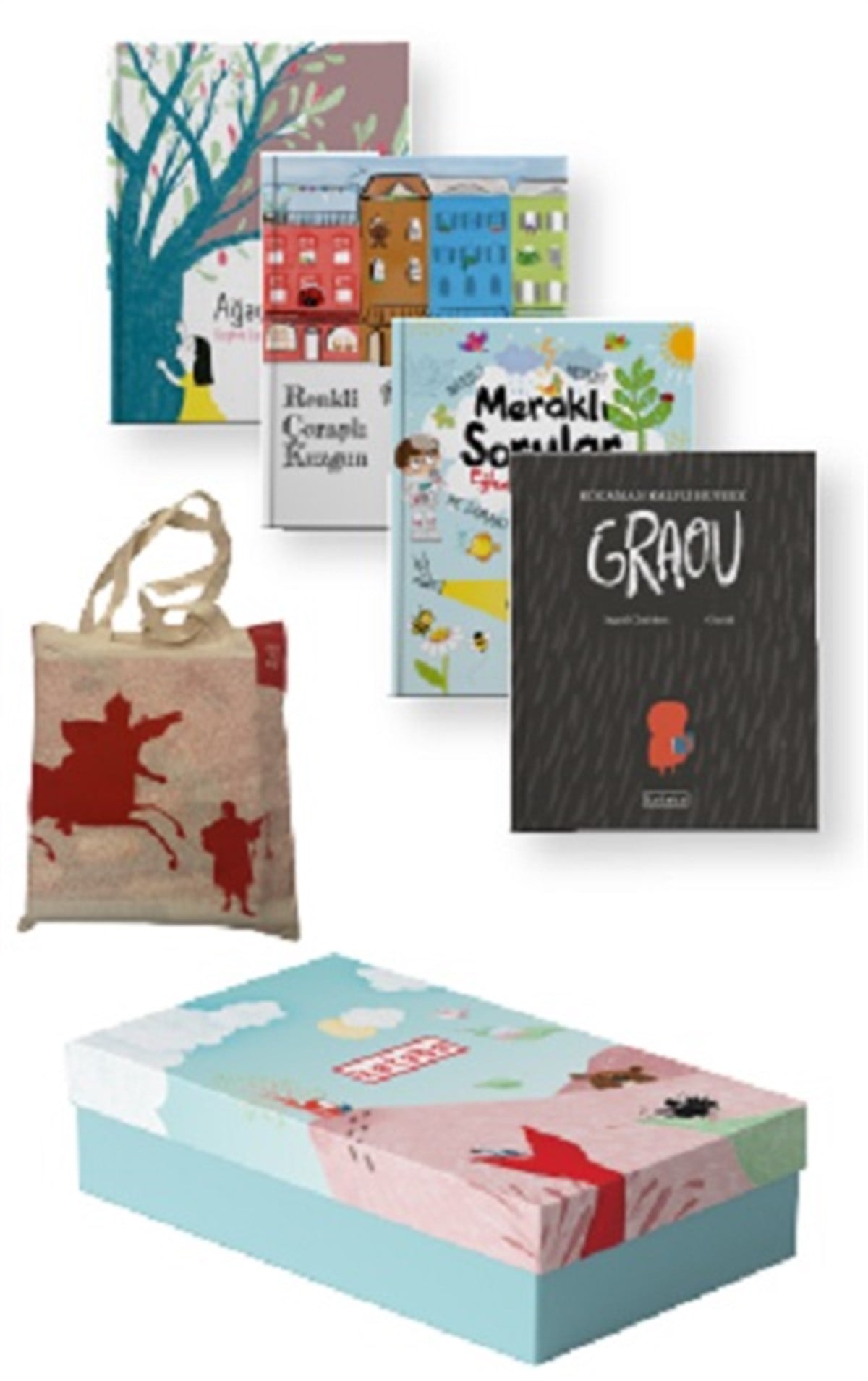 Ketebe Çocuk Set(Kutu ve Çanta Hediyeli)