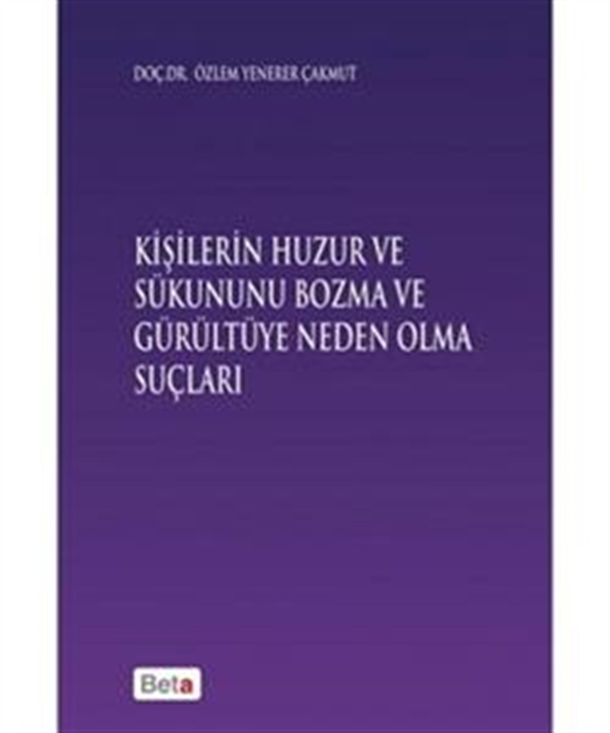 Kişilerin Huzur ve Sükununu Bozma ve Gürültüye Neden Olma Sonuçları