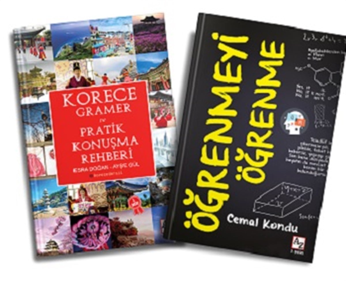 Korece Öğrenme Seti (2 Kitap)