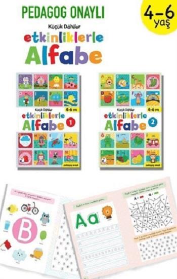 Küçük Dahiler - Etkinliklerle Alfabe 4-6 Yaş (2 Kitap Takım)