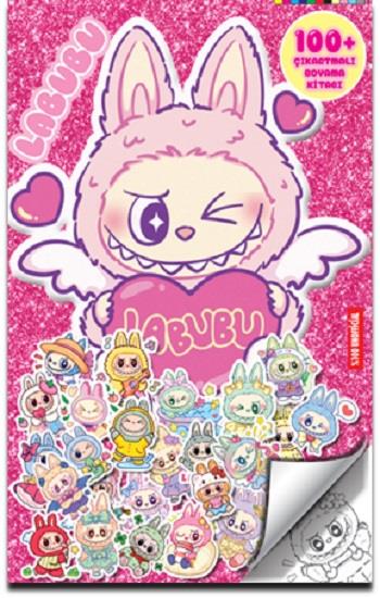 Labubu - 100+ Çıkartmalı Boyama Kitabı