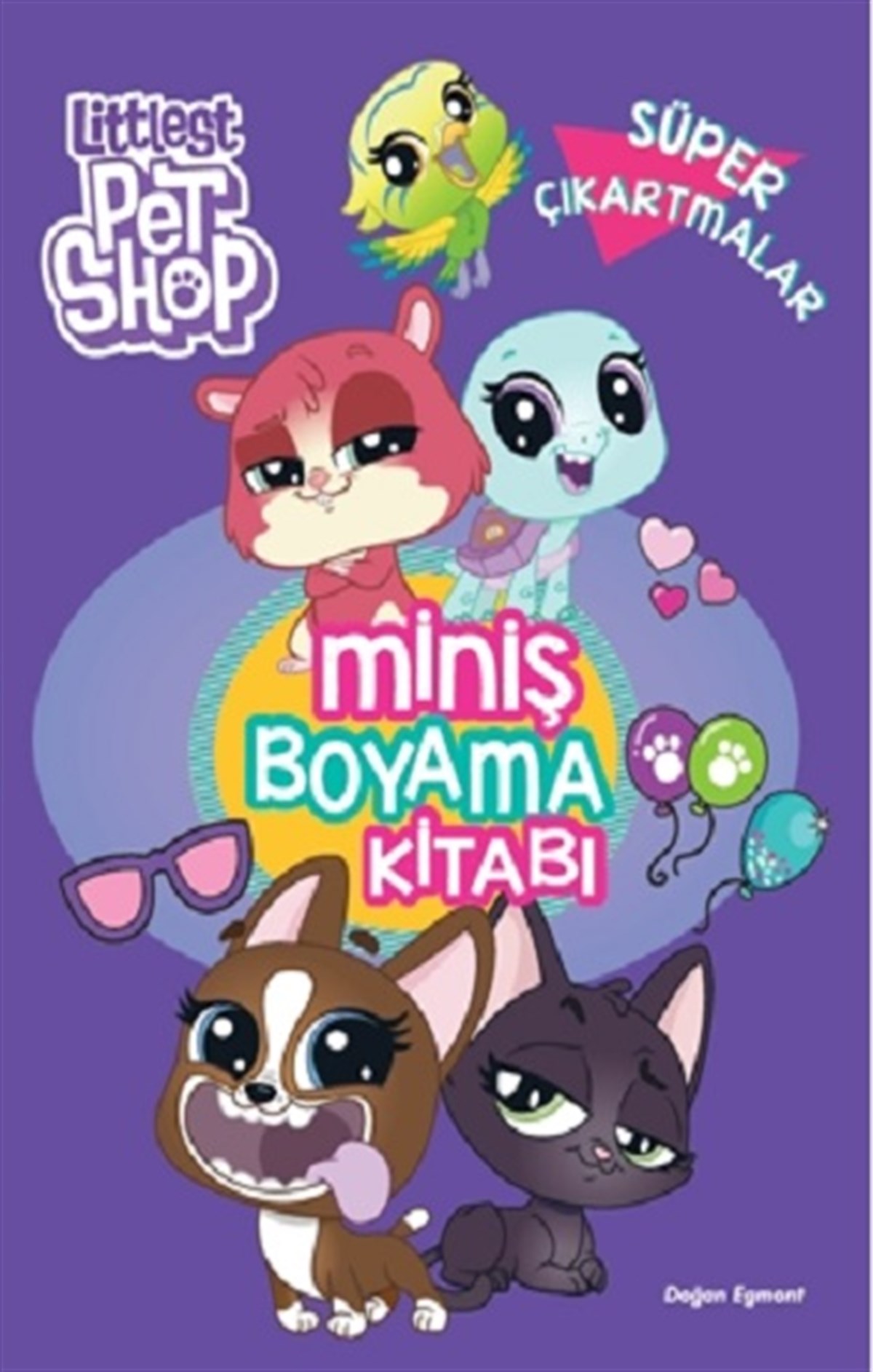 Littlest Pet Shop Miniş Boyama Kitabı Süper Çıkartmalar