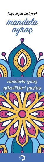 Mandala Ayraç Mavi