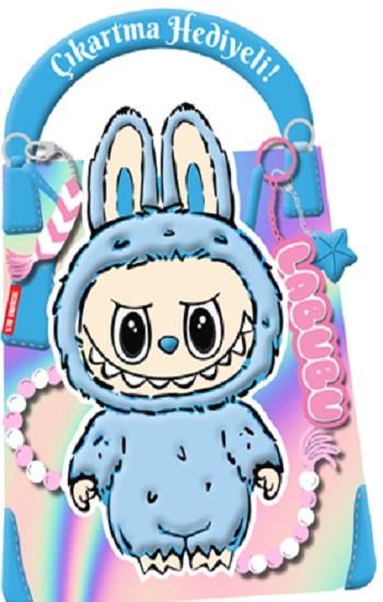 Mavi Labubu –  Çıkartma Hediyeli Boyama Kitabı