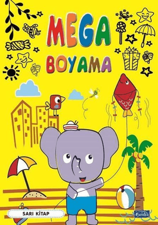 Mega Boyama - Sarı Kitap