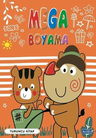 Mega Boyama - Turuncu Kitap