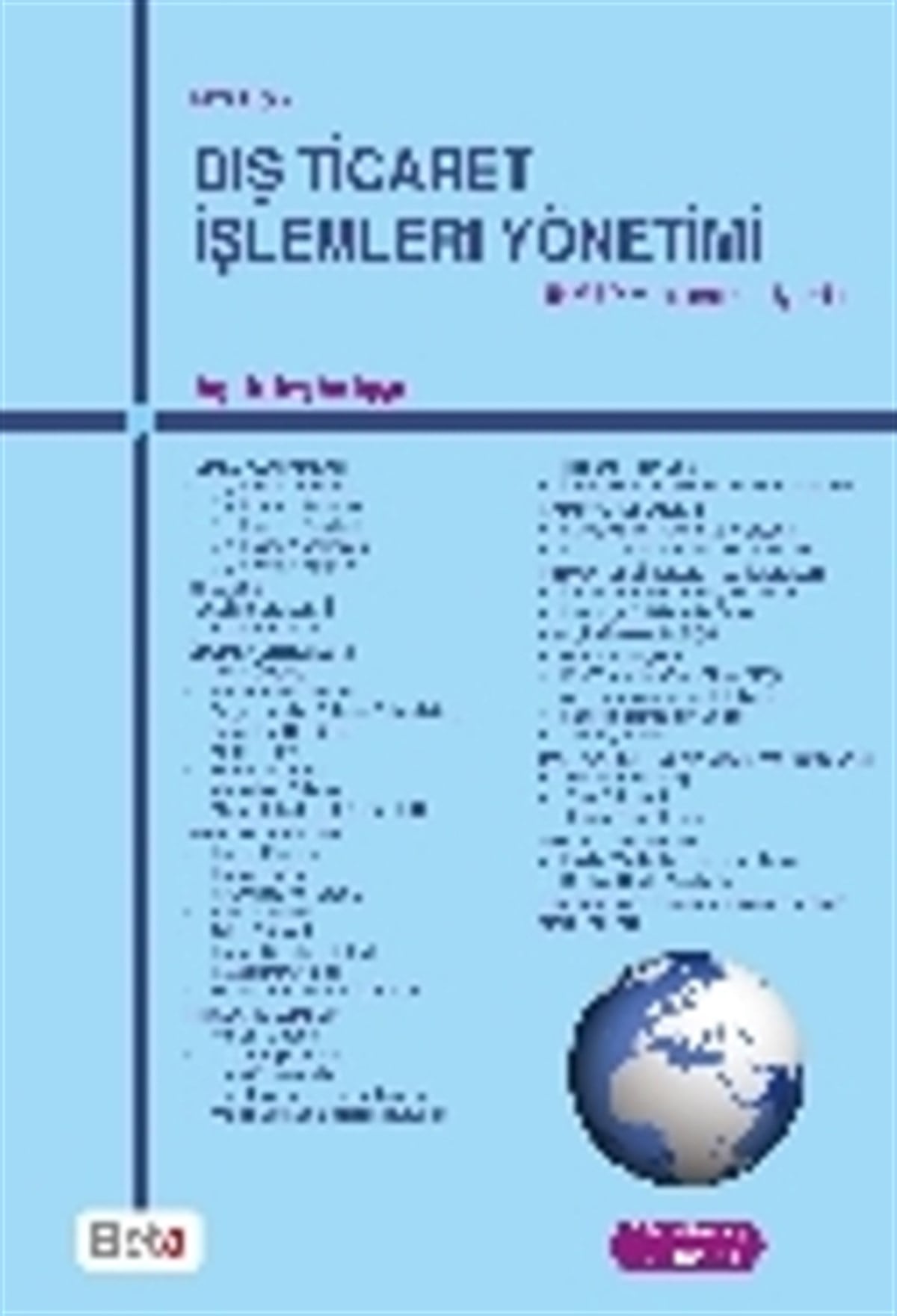 Meslek Yüksek Okulları için Dış Ticaret İşlemleri Yönetimi