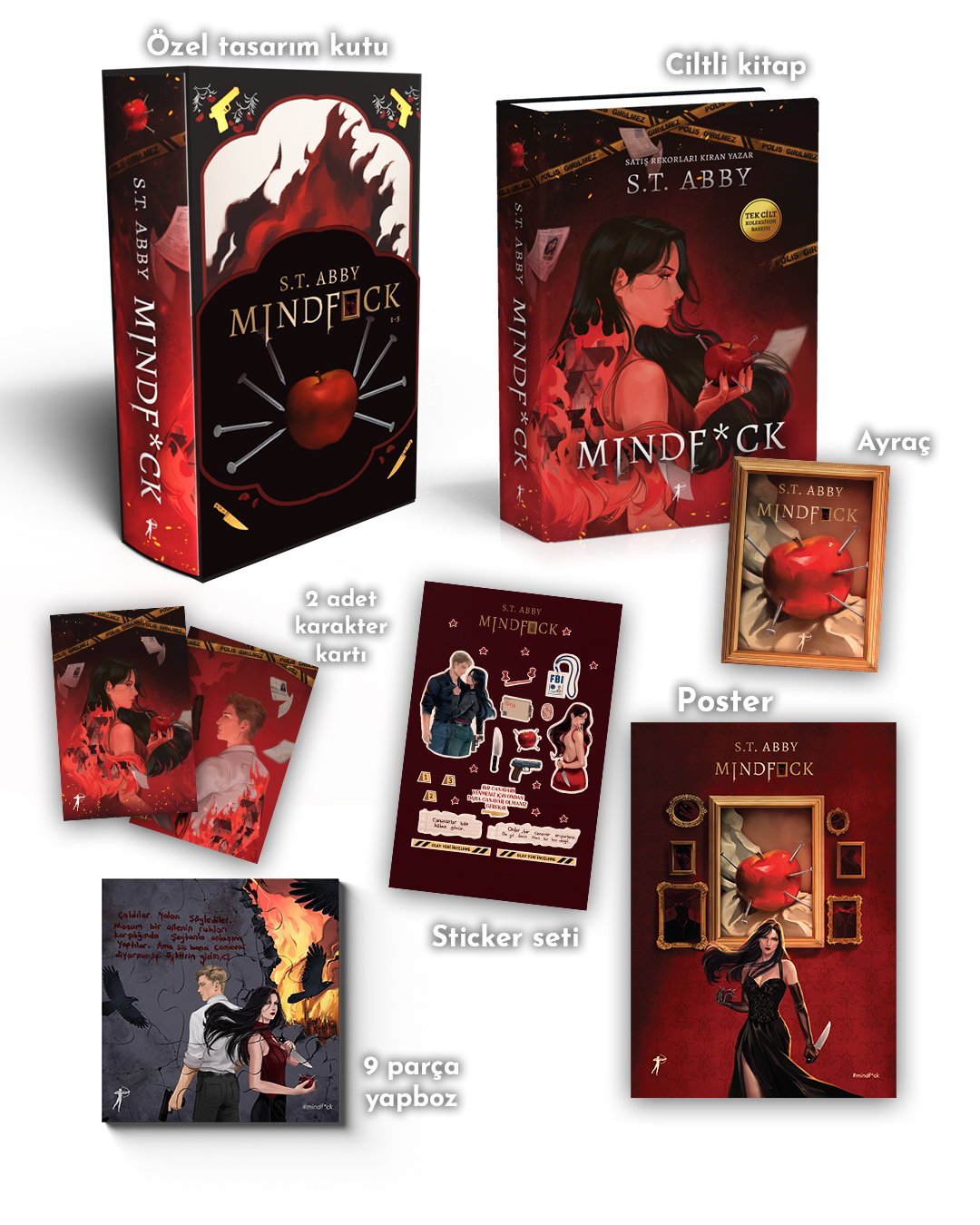 Mindfck Tek Cilt Koleksiyon Baskısı Özel Kutulu Set Ciltli