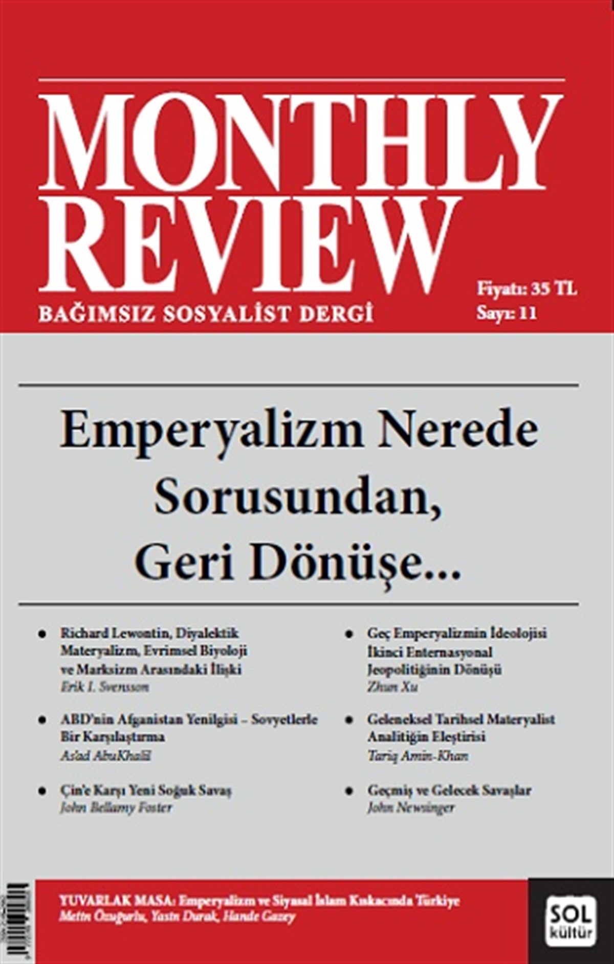 Monthly Review (11. Sayı)