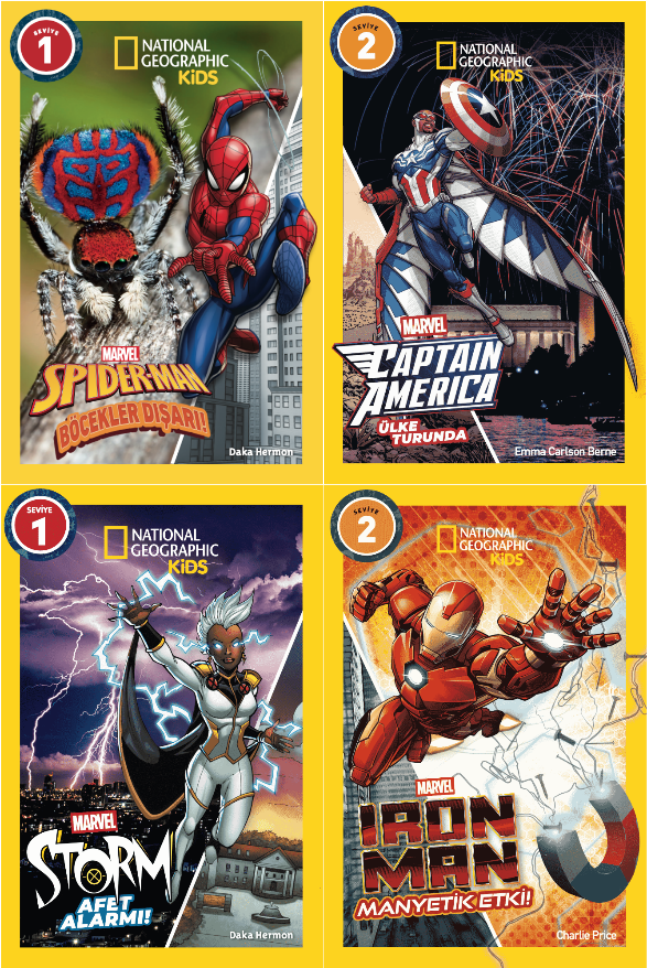 National Geographic Kids - Marvel Kahramanları ile Keşif Yolculuğu Serisi