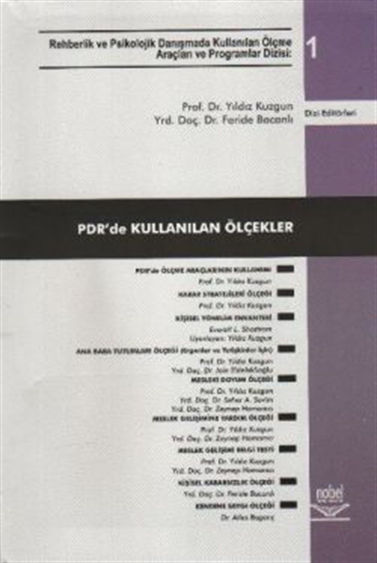 PDR’de Kullanılan Ölçekler