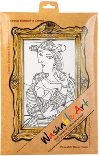 Pablo Picasso- Seated Woman (Funny Mat)