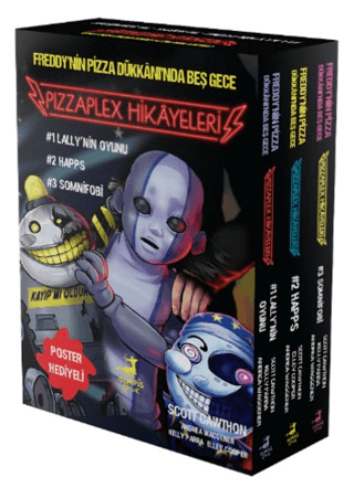 Pizzaplex'ten Hikayeler 3 Kitaplık Kutulu Set;Freddy'nin Pizza Dükkanı'nda Beş Gece