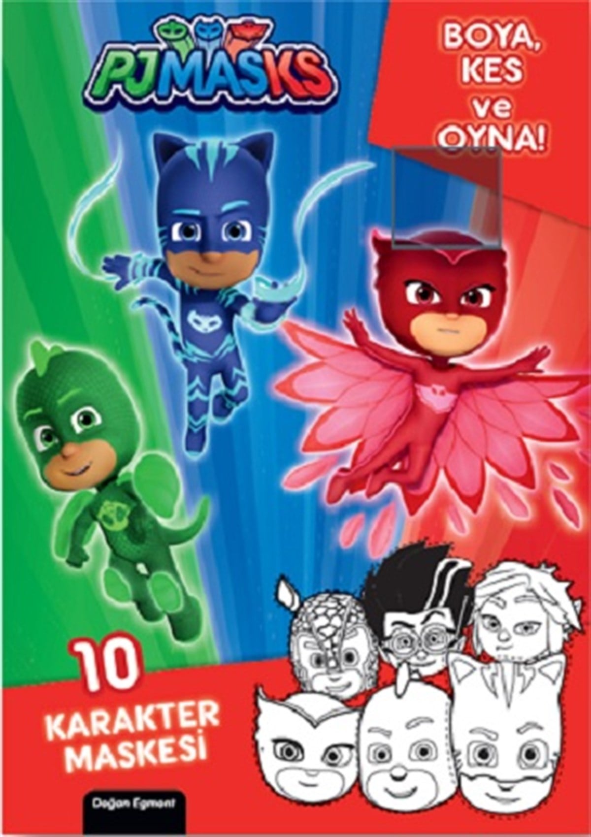 Pjımask Boya Kes ve Oyna