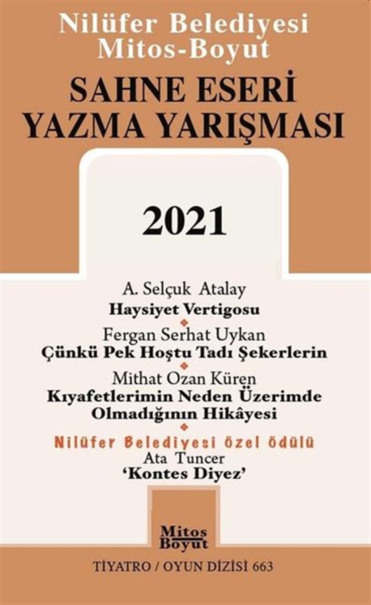 Sahne Eseri Yazma Yarışması 2021