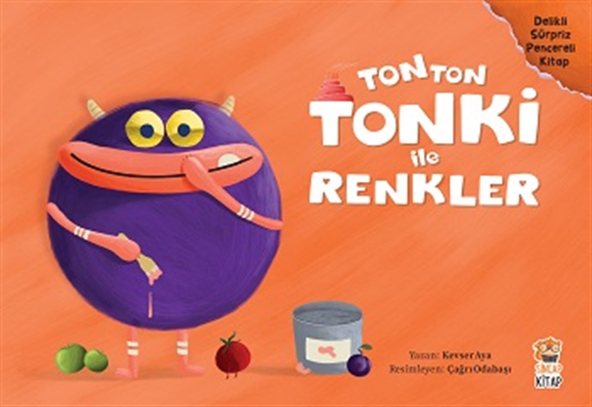 Tonton Tonki İle Renkler (Delikli Sürpriz Pencereli Kitap)