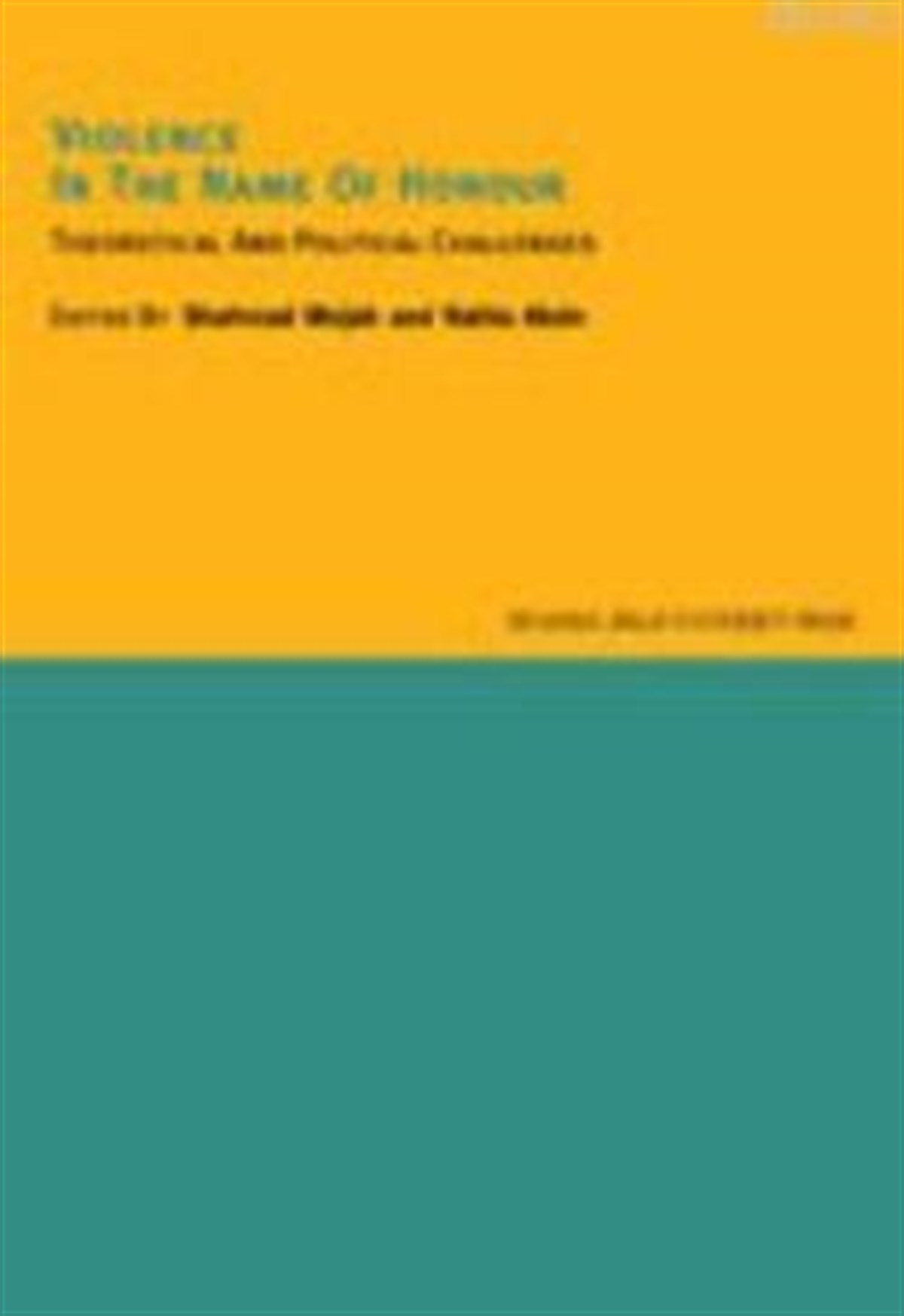 Violence In the Name Of Honour (Namus Cinayetleri İngilizce)