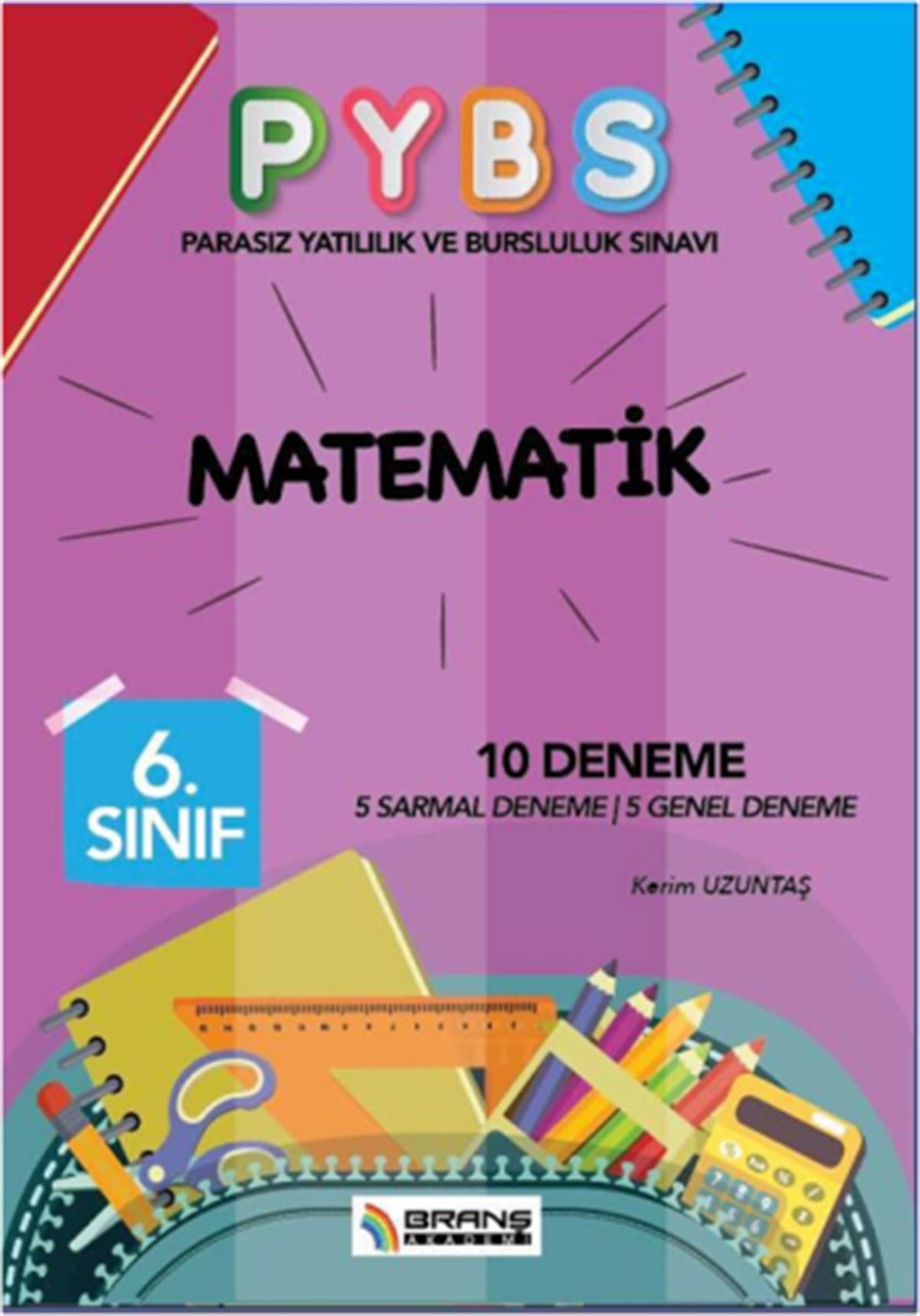 Branş Akademi 6. Sınıf PYBS Matematik 10 Deneme
