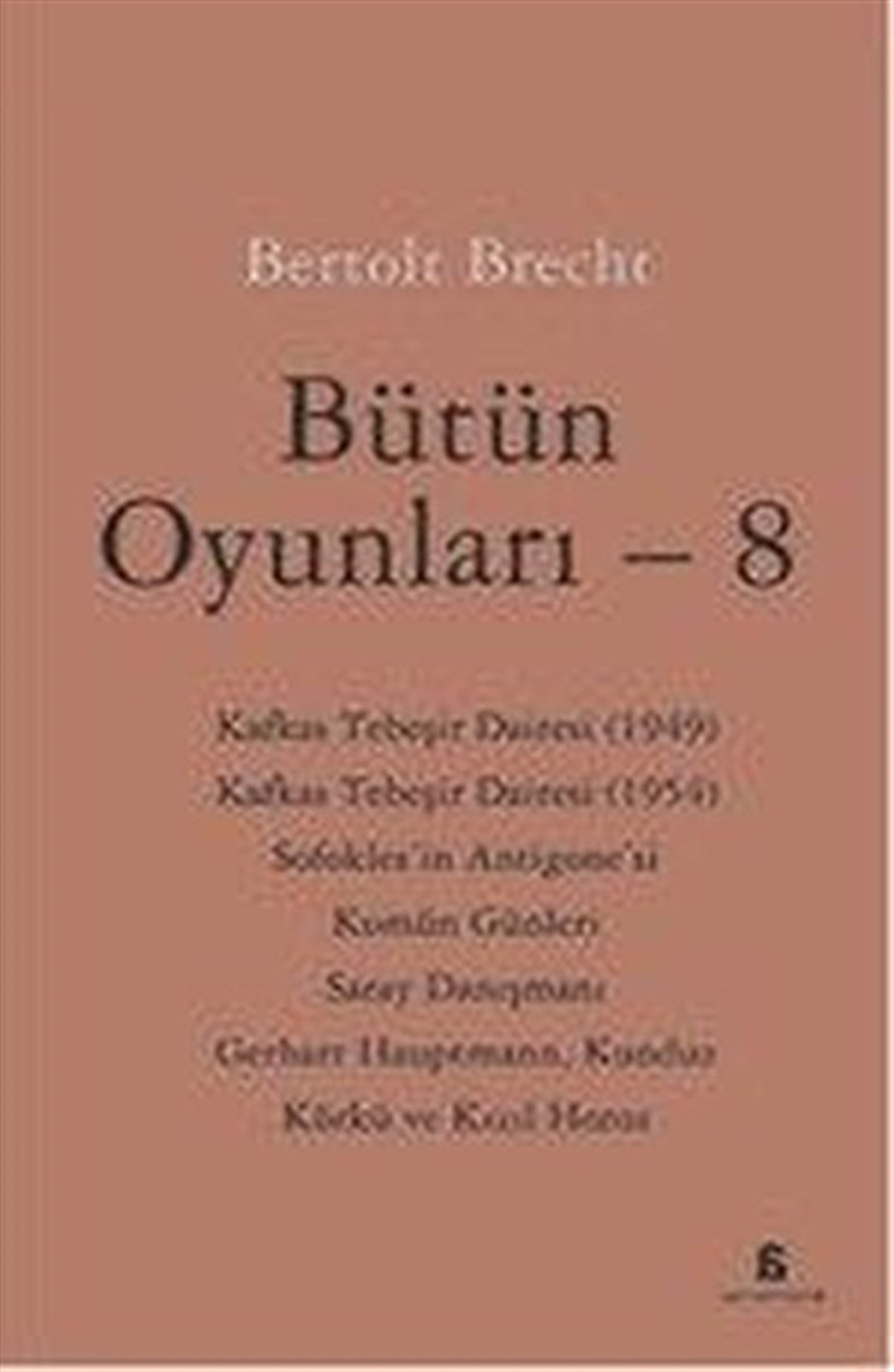 Bütün Oyunları Cilt 8