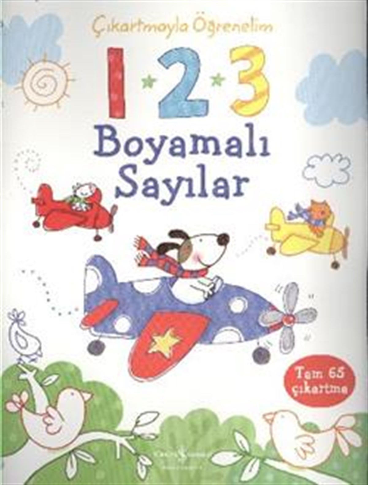 Çıkartmayla Öğrenelim 1-2-3: Boyamalı Sayılar