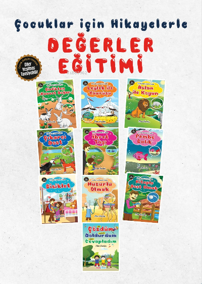 Çocuklar İçin Değerler Eğitimi (10 Kitap Set) , Cuma Karakoç , Aksa Çocuk , 9786056614842 ,