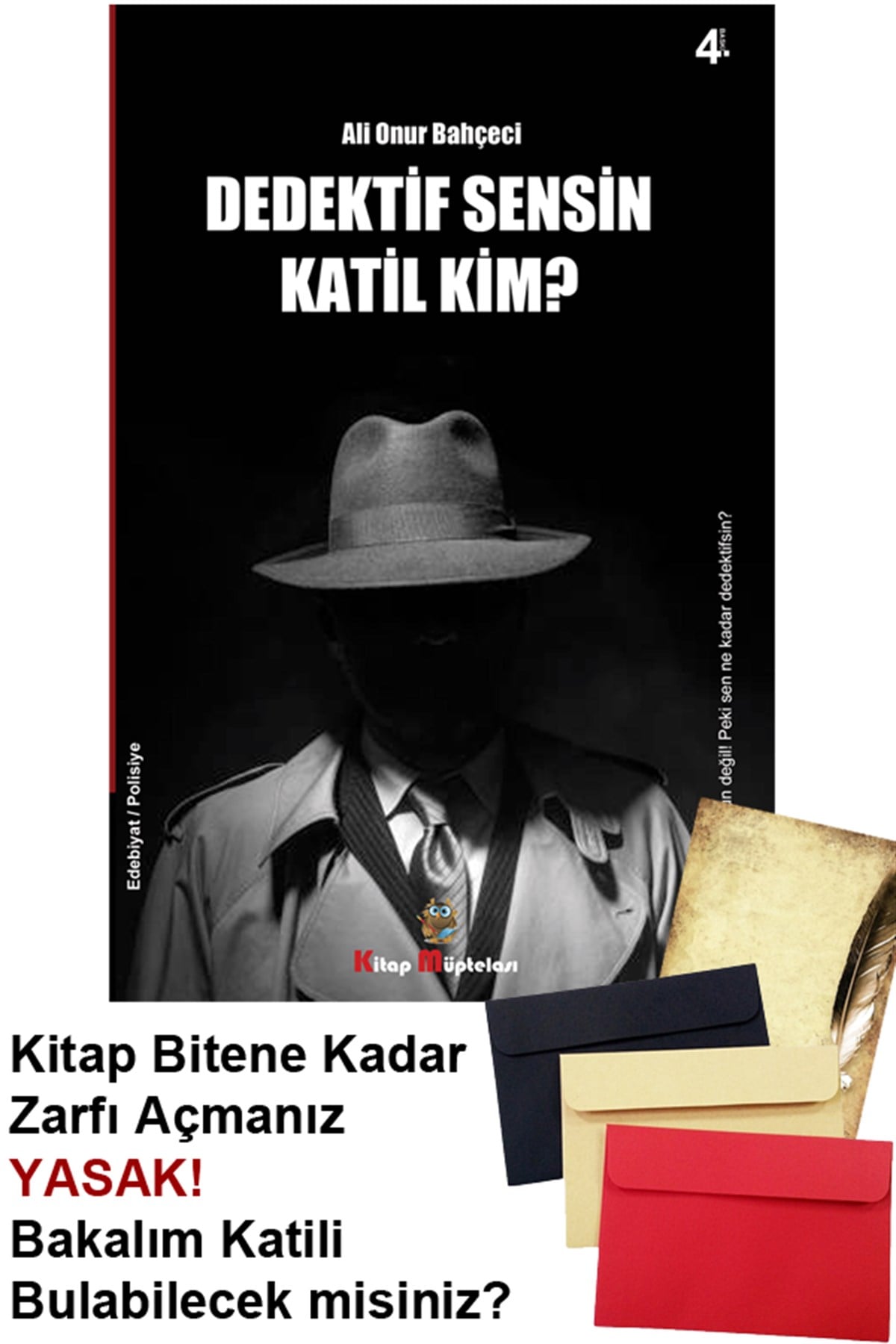 Dedektif Sensin Katil Kim?	 , Ali Onur Bahçeci , Kitap Müptelası Yayınları , 9786057372260 ,