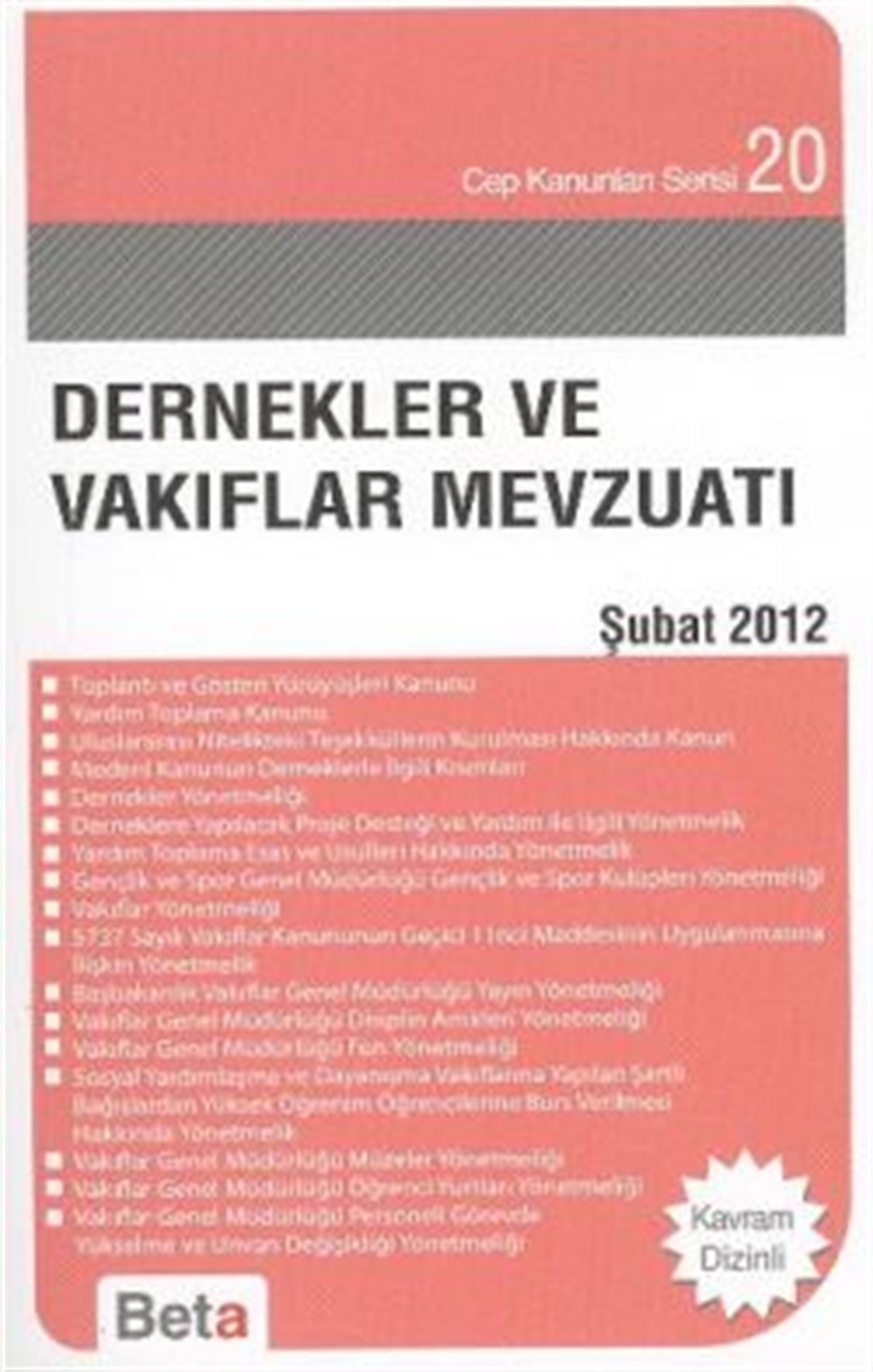 Dernekler ve Vakıflar Mevzuatı
